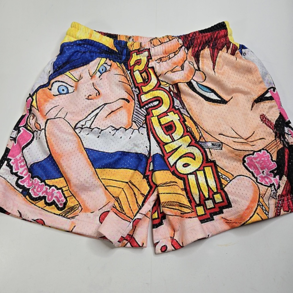 2002 NARUTO SHIPPUDEN COLLECTION ICHIRAKU RAMEN Men's Athletic Shorts MEDIUM
